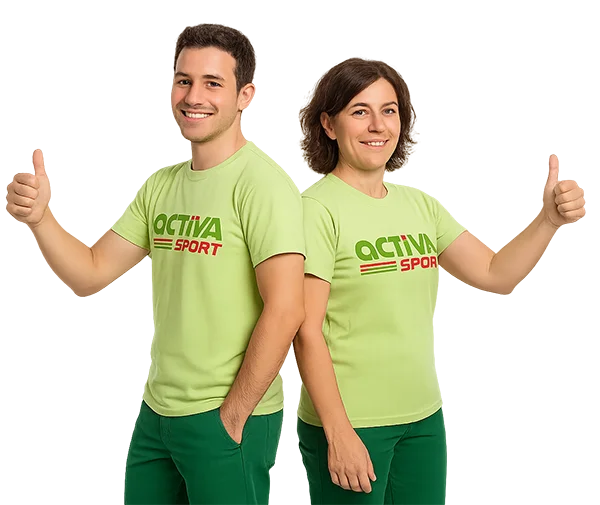 Dos personas del equipo de Activa Sport